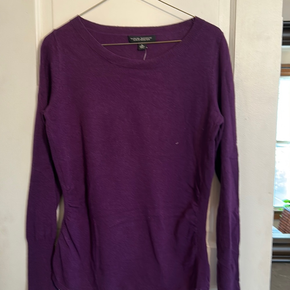 New with tags grape purple Italian yarn sweater